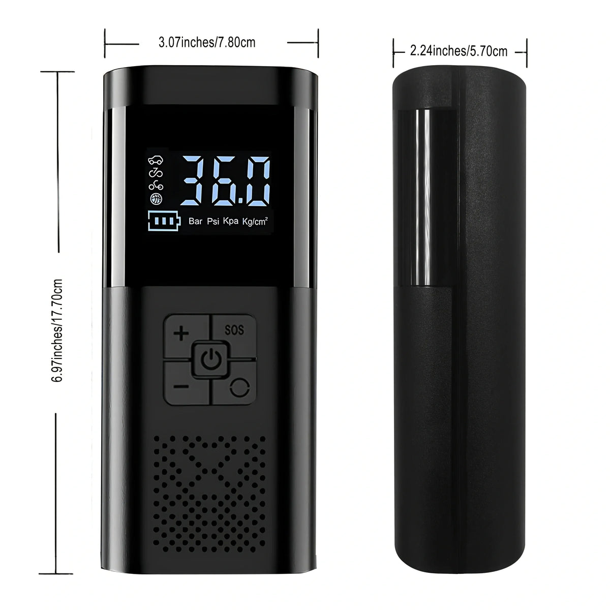 Portable Cordless 150 PSI Digital Tire Inflator Air Compressor