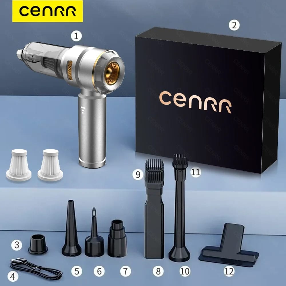 Cordless Handheld Car Vacuum Cleaner with Powerful Suction