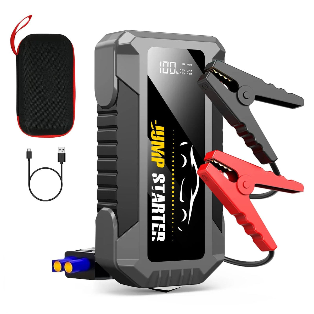 5000A Portable Jump Starter Battery Pack with Power Bank