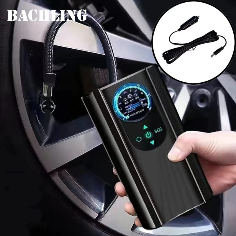 Portable Mini Digital Tire Inflator Air Pump for Cars & Bikes