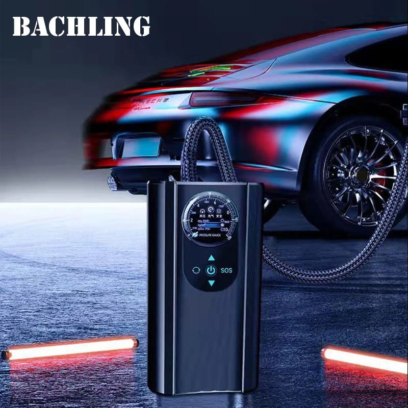 Portable Mini Digital Tire Inflator Air Pump for Cars & Bikes