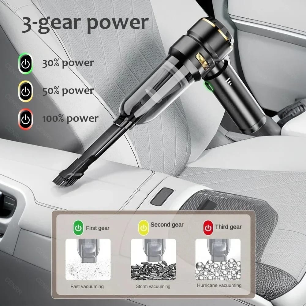 Cordless Handheld Car Vacuum Cleaner with Powerful Suction
