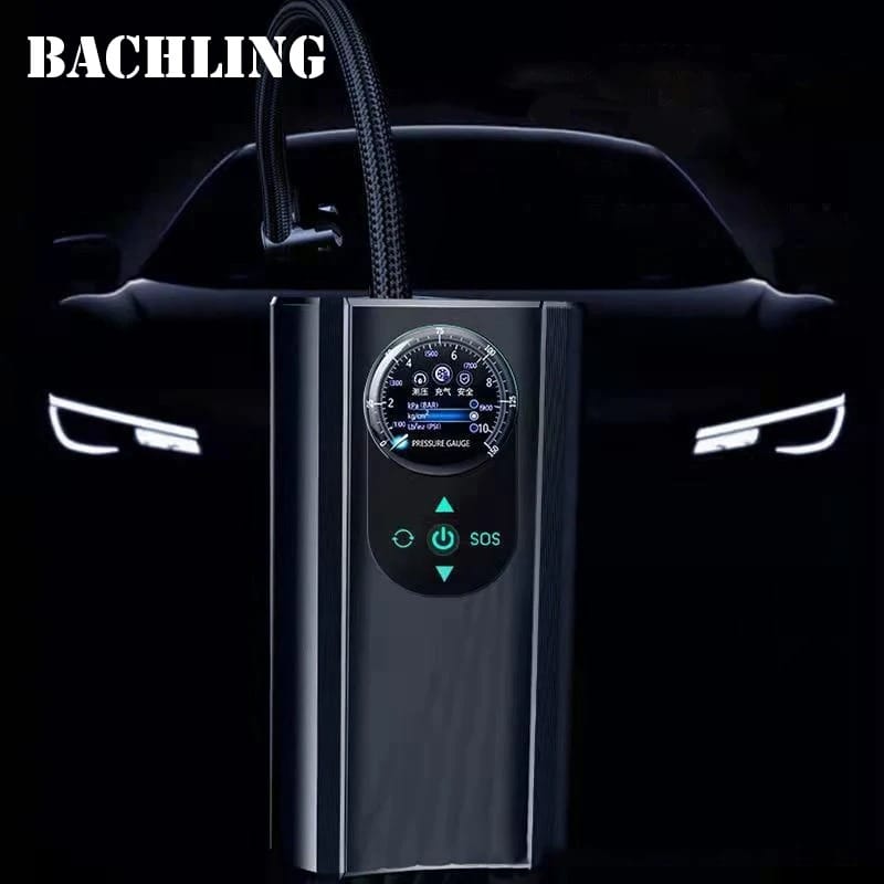 Portable Mini Digital Tire Inflator Air Pump for Cars & Bikes