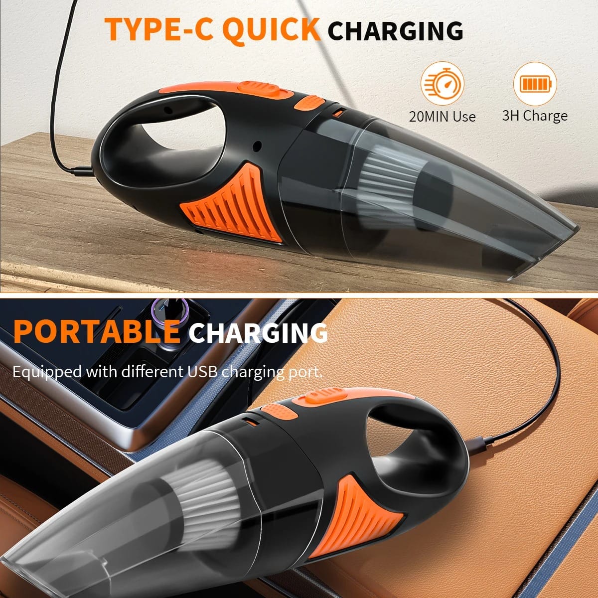 Cordless Rechargeable Handheld Mini Vacuum Cleaner