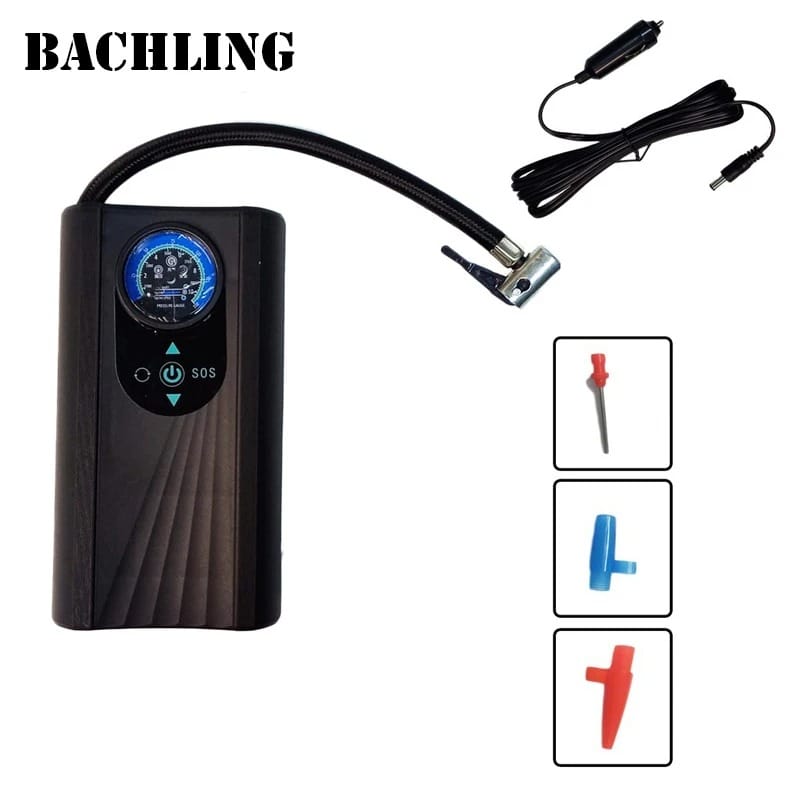 Portable Mini Digital Tire Inflator Air Pump for Cars & Bikes