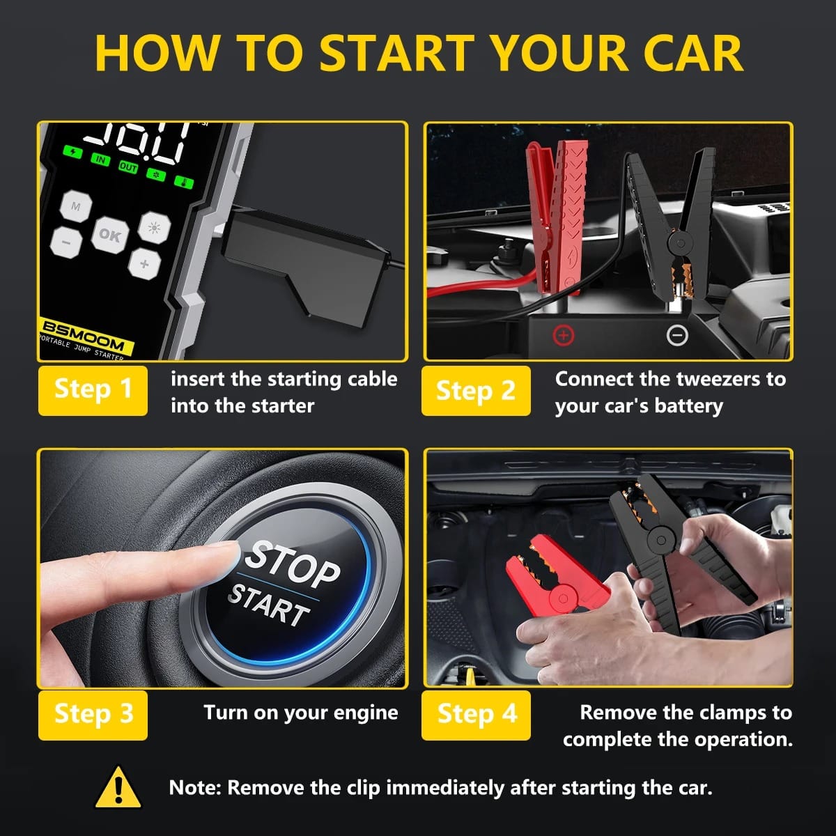 7000A Jump Starter with 12V Air Compressor & Power Bank
