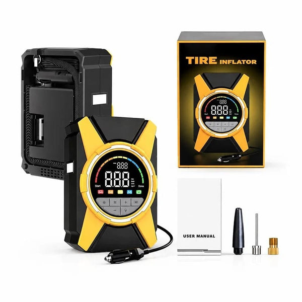 Portable 150 PSI Cordless Tire Inflator with LED Light