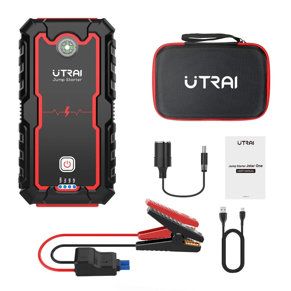 2000A Portable Car Jump Starter Power Bank 12V Battery Booster