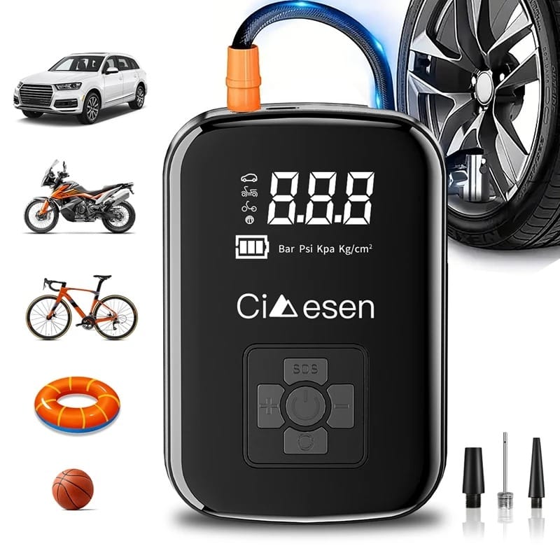 Portable 150 PSI Wireless Tire Inflator Air Compressor