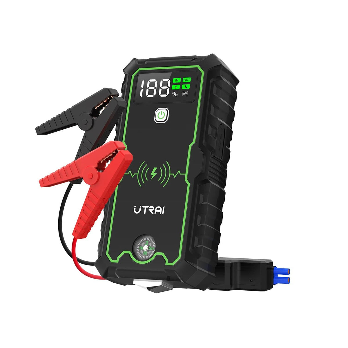 2000A Portable Car Jump Starter Power Bank 12V Battery Booster